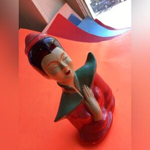 Vintage oriental geisha figure